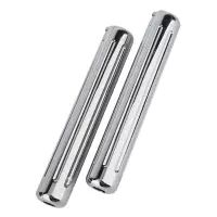 Caches tube de fourche bas en aluminium cnc harley davidson touring road king glide 2014-2017