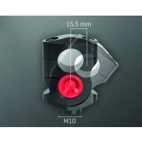 Paire de rehausseurs de pontets de guidon avec deport réglable abm - 28,5mm