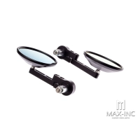 Rétroviseur en aluminium cnc en embout de guidon 22mm - marqué e