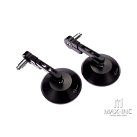 Rétroviseur en aluminium cnc en embout de guidon 22mm - marqué e