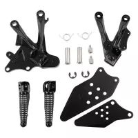 Kit platines reposes pieds avants origine pour kawasaki zx10 06-10