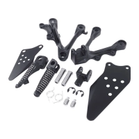 Kit platines reposes pieds avants origine pour kawasaki zx6 09-