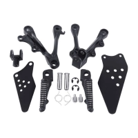 Kit platines reposes pieds avants origine pour kawasaki zx6 09-