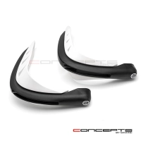 Protège main avec feu de position bleu et clignotants 22mm