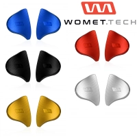 Paire de caches rétroviseurs en aluminium womet tech yamaha r1 2020-2021