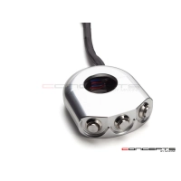 Commodo 22mm aluminium cnc 1 on/off - 2 poussoirs