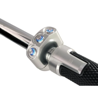 Commodo 22mm aluminium cnc 1 on/off - 2 poussoirs