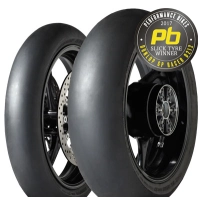 Pneu avant dunlop gp racer slick d212 pour course, journée piste et circuit