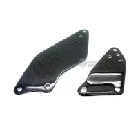 Paire de reposes pieds carbone kawasaki zx10 zx10r 2006-2007