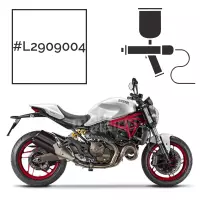 Peinture ducati nero opaco metallisé monster 600 1994