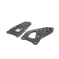 Paire de reposes pieds carbone suzuki gsxr 600 750 2004-2005