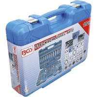 Coffret de douilles six pans | 6,3 mm (1/4") / 10 mm (3/8") / 12,5 mm (1/2") | en pouce | 192 pièces