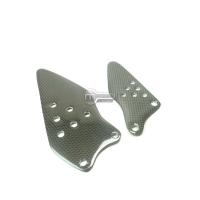 Reposes pieds carbone kawasaki zx6 zx6r 2007-2008