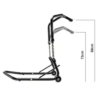 Béquille avant sous t de fourche ajustable et universelle