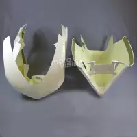 Carénage avant poly racing piste ducati 848 1098 1198  avant prise d'air origine avec adaptateurs poly racing piste  ducati 848 1098 1198