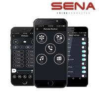 Intercom sena sf2 bluetooth 4.2 radio fm, commande vocale et fixation rapide