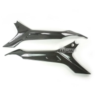 Cache sur cadre sous selle carbone ducati hypermotard 2013-