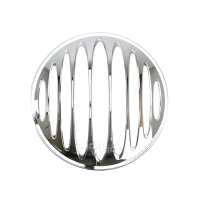 Grille de phare chromée 5 7/8 - 15cm en métal harley davidson sportster 883 1200 2004-2014