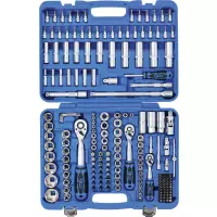 Coffret de douilles super lock | 6,3 mm (1/4") / 10 mm (3/8") / 12,5 mm (1/2") | 192 pièces