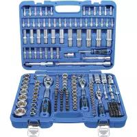 Coffret de douilles super lock | 6,3 mm (1/4") / 10 mm (3/8") / 12,5 mm (1/2") | 192 pièces