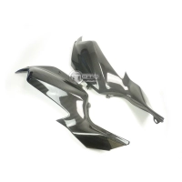 Paire de flancs de réservoir carbone mat yamaha mt07