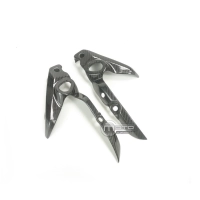 Supports feu et clignotants carbone vernis yamaha mt07