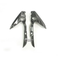 Supports feu et clignotants carbone vernis yamaha mt07