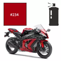 Peinture en spray kawasaki passion red zx10r 2010-2012