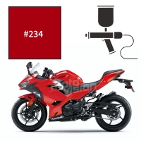 Peinture kawasaki passion red ninja 400 2018