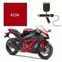 Peinture kawasaki passion red zx10r 2010-2012