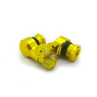 Paire de valves coudées aluminium 8,3 mm long. 12,5mm aprilia ducati ktm mv agusta triumph moto guzzi