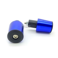 Embouts de guidon longs 17 mm en aluminium anodisé