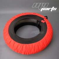 Paire de couverture chauffante rouge auto-régulée à 80 degrés