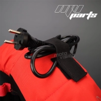 Paire de couverture chauffante rouge auto-régulée à 80 degrés