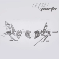 Commandes reculées mv parts kawasaki zx10r 2008-2010