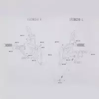 Commandes reculées mv parts honda cbr250rr 2017-