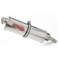 Pot gpr tri-ovale inox - homologué  - bmw g 650 gs - g650 2010/14