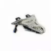 Feu à led chrome avec clignotants intégrés kawasaki z1000 /r zx10r zx6r ninja 400