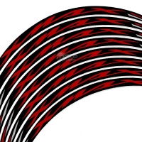 Liserets de jantes x-max rouges