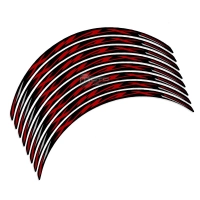 Liserets de jantes x-max rouges