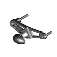 Kit de tampons de protection gb racing version "race" triumph daytona 675 2006-2012