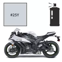 Peinture tricouche en spray kawasaki pearl stardust white zx10r 2009