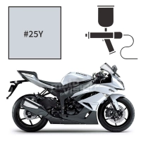 Peinture tricouche kawasaki pearl stardust white zx6r 2010-2016