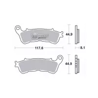 Jeu de plaquettes avant ap racing lmp428sf pour un etrier