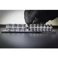 Jeu de douilles, douze pans | 6,3 mm (1/4") | en pouces | 12 pièces