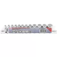 Jeu de douilles, douze pans | 6,3 mm (1/4") | en pouces | 12 pièces