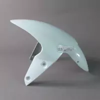 Garde boue en abs peint blanc nacré pour triumph 675 06-12