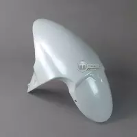 Garde boue en abs peint blanc nacré pour triumph 675 06-12