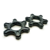 Paire de molettes 17mm pour réglage de fourche