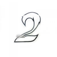 Numéro adhésif blanc de 10 cm